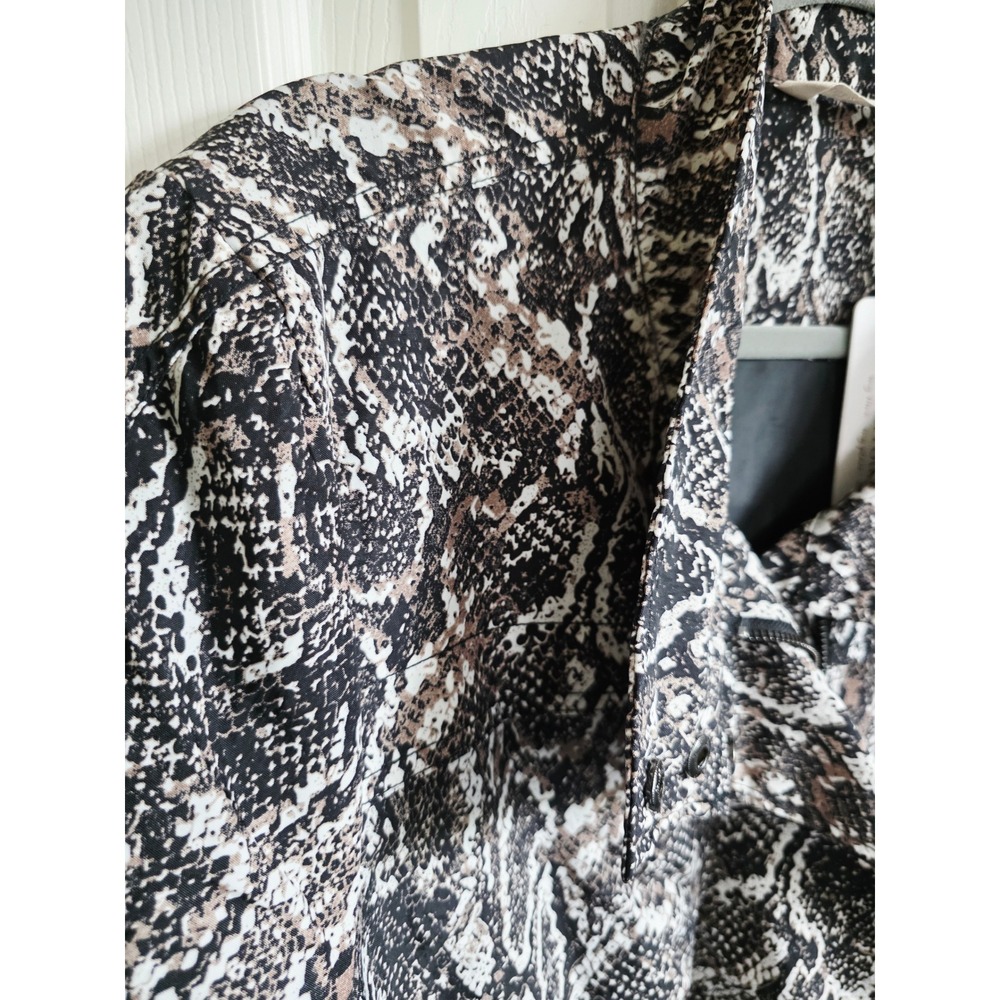 Soft Surroundings Viper Python Print Jacket VTG W… - image 11